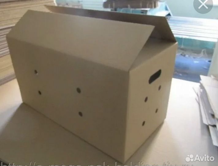 Коробки пустые бумажные