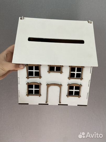 Домик для денежных конвертов свадебный