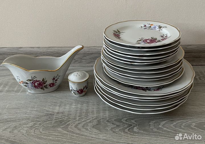 Набор столовой посуды Дулево 1991 г