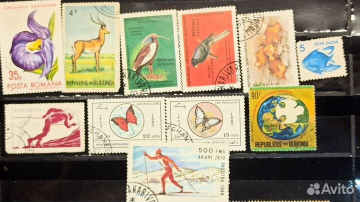 Набор почтовых марок. Подборка