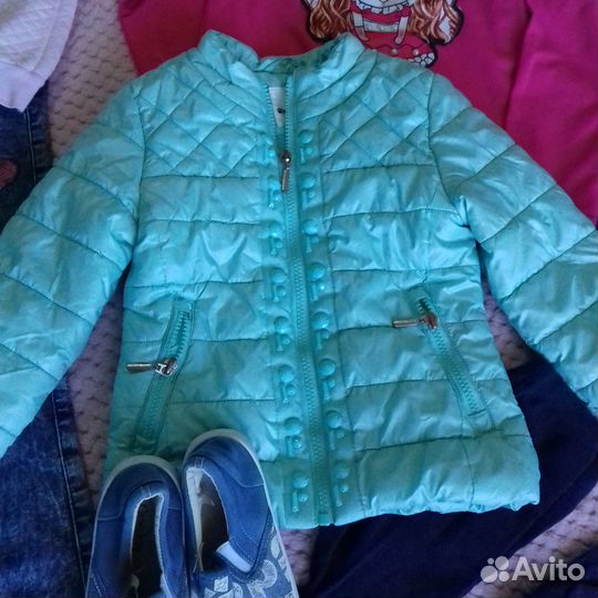 Вещи на девочку пакетом р.110-128