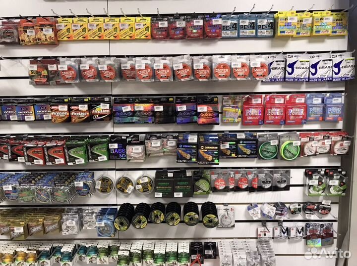 Леска, плетёные шнуры