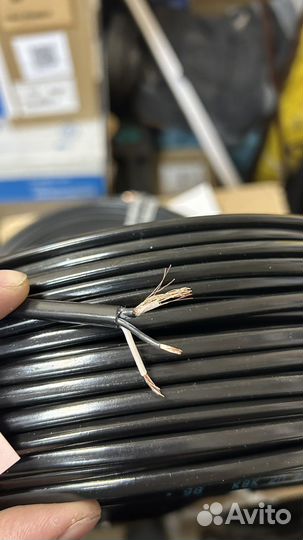 Квк кабель для видеонаблюдения квк-П 2x0.75