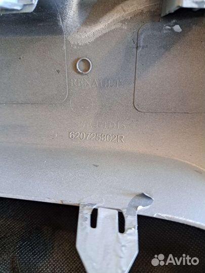 Накладка на бампер рено дастер/renault duster