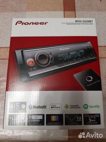 Магнитола pioneer mvh s520bt