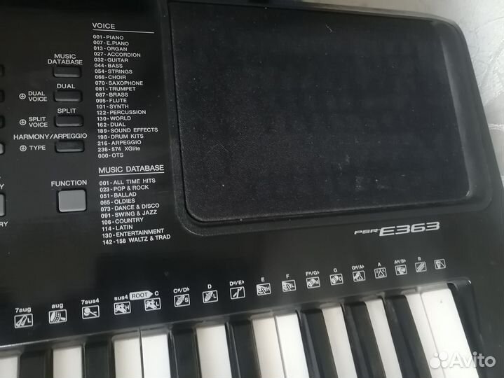 Синтезатор yamaha e363