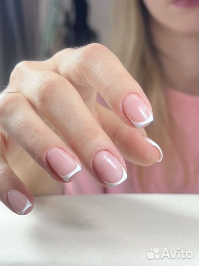Маникюр наращивание ногтей