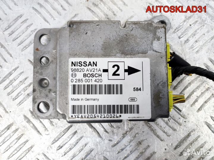 Блок управления AIR BAG Nissan Primera 98820AV200