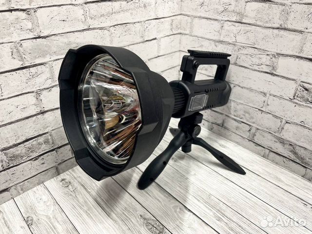 Фонарь прожектор ручной аккумуляторный P-90