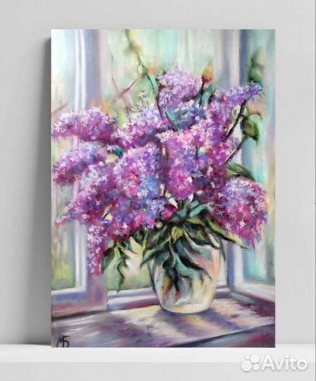 Картина с сиренью 