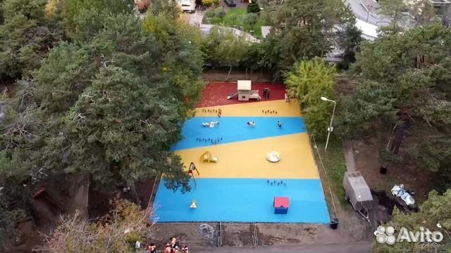 Покрытие из резиновой крошки
