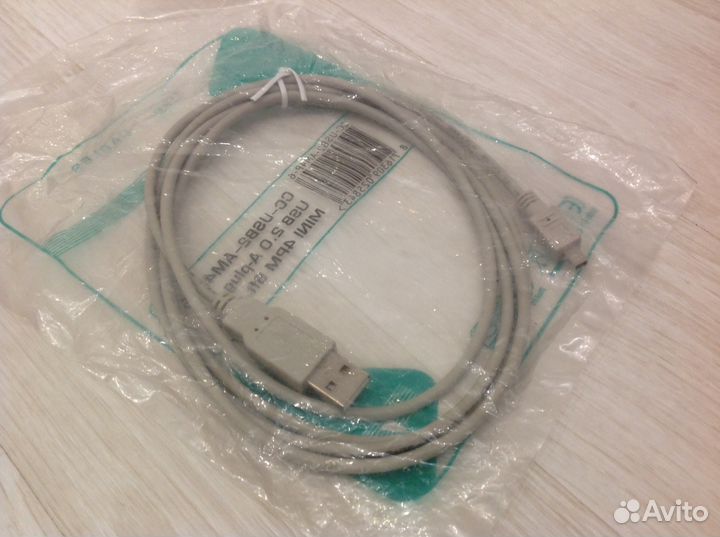 Кабель USB 2.0 A-plug (новый)