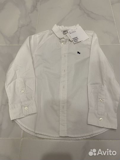 Рубашка нм новая 116 белая
