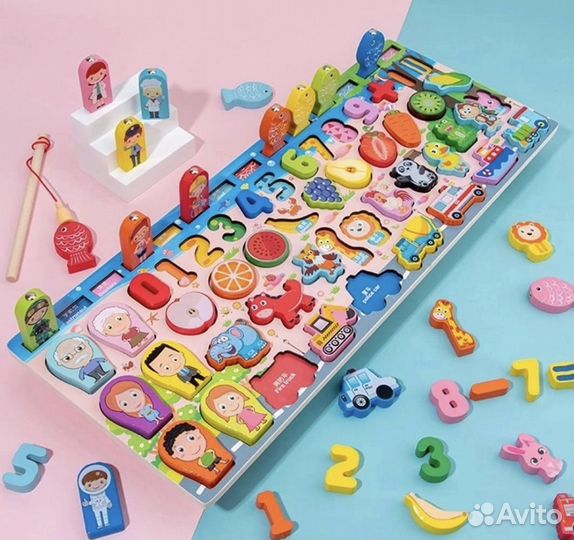 Развивающая логарифмическая доска новая