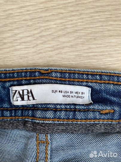 Джинсы Zara slim fit (eur 40, usa 31)