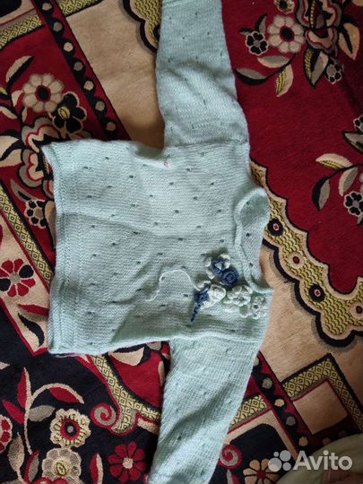 Кофта для девочки вязаная