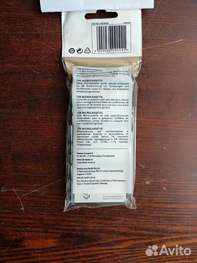 TDK Microcassette MC90 для диктофонов автоответчик