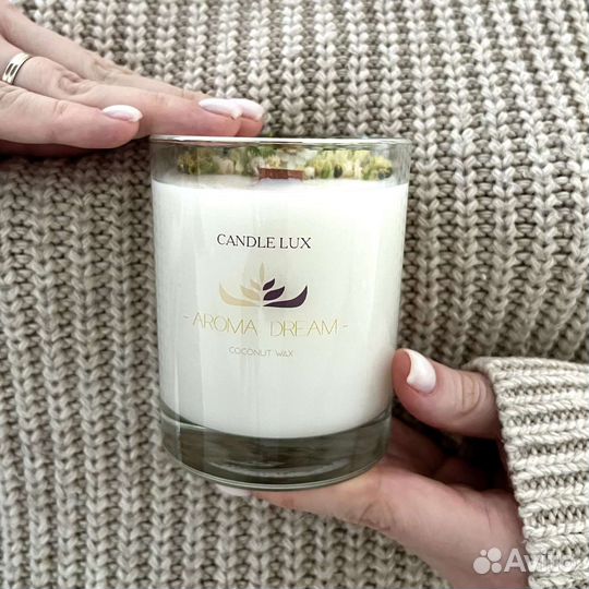 Свечи из кокосового воска