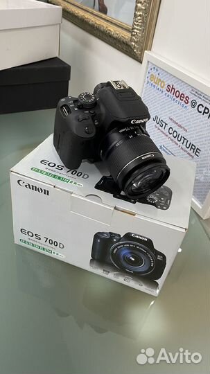 Зеркальный фотоаппарат canon eos 700d kit 18-55