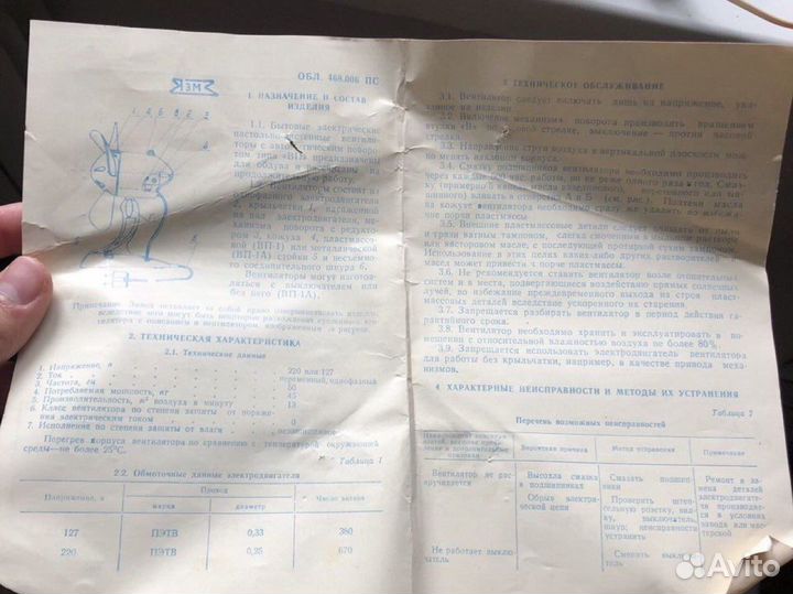 Вентилятор СССР