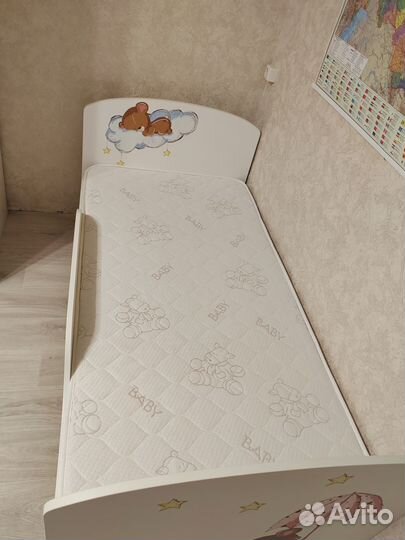 Детская кровать от 3 лет с матрасом