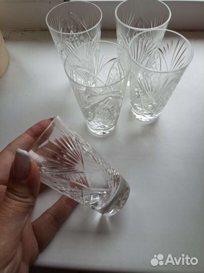 Хрусталь СССР (стопки,конфетница,графин)