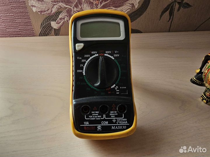 Мультиметр цифровой MAS830 на запчасти