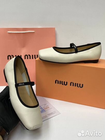 Пуанты / Балетки Miu Miu Размеры 36-40