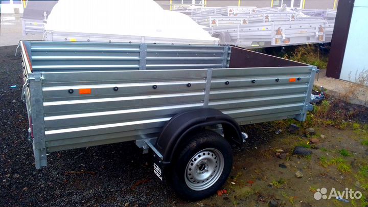 Априцеп мзса 04 с выс. бортом + оп.колесо + стяжка