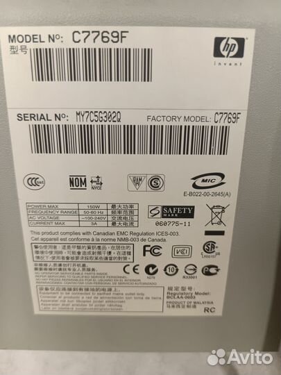 Плоттер hp designjet 500 c7669