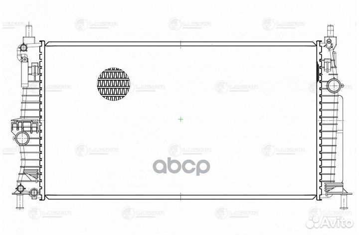 Радиатор охл. для а/м Mazda 3 (BL) (09) AT (LRc