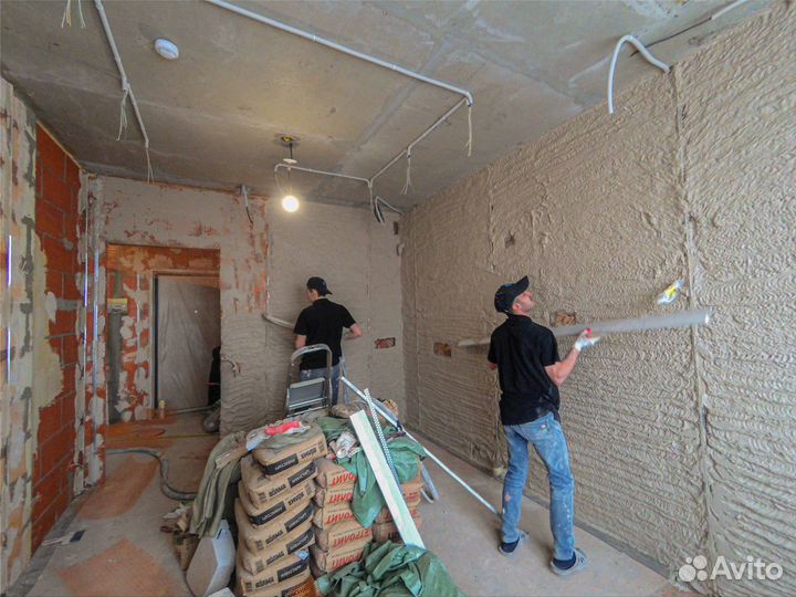 Механизированная штукатурка стен