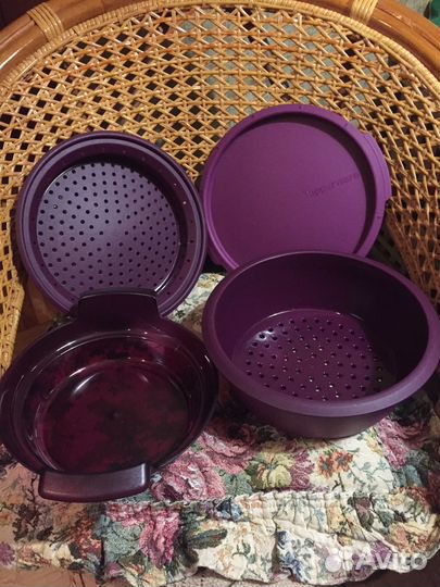 Пароварка 101 Микрогурмэ Tupperware + доп. лоток