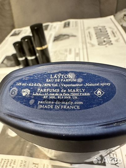 Parfums De Marly Layton распив оригинал