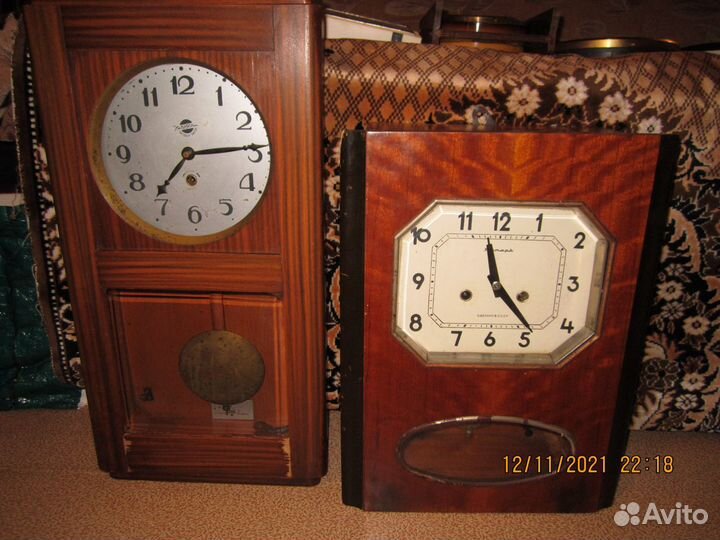 Часы настенные очз, Янтарь и другие