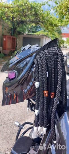 Мото шлем Хищник