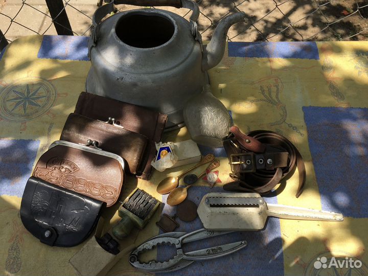 Чайник,кошельки,ложечки СССР