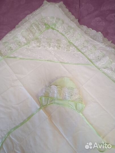 Одеяло с уголком на выписку