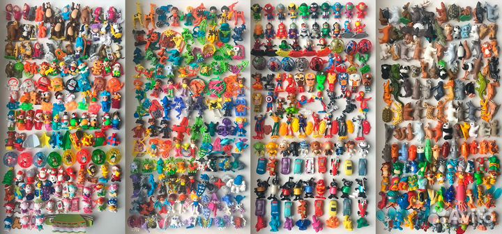 Киндеры единицы, коллекции 90-е и новые