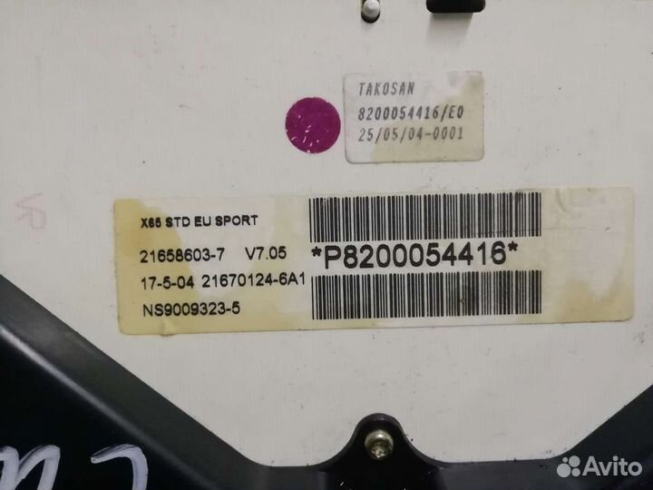 Панель приборов Renault Symbol