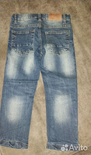 Джинсы утепленные для мальчика 110