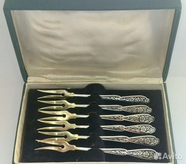 Серебро СССР вилки 1960 год все конйма звезда