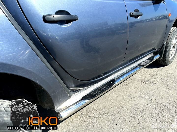 Защита порогов Mitsubishi L200