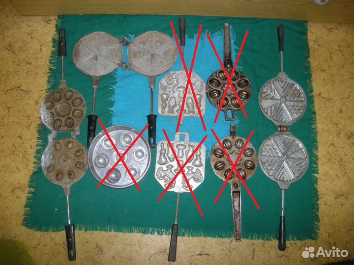 Вафельницы орешницы формы для печенья СССР