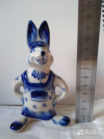 Зайчик Гжель