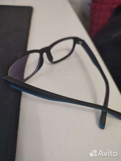 Оправа для очков детская синий цвет, без стекол