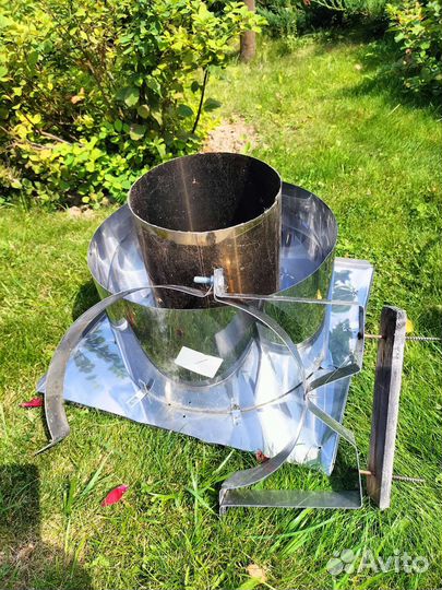 Патрубок проходной дымохода