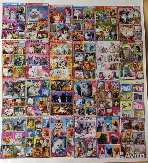 Наклейки кошки и котята