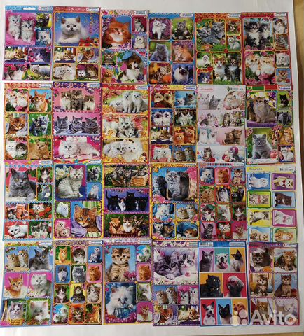 Наклейки кошки и котята