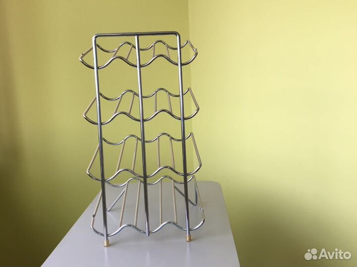 Подставка для винных бутылок металлическая